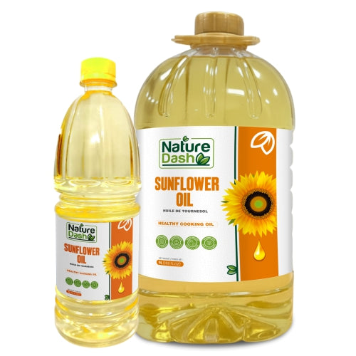 Nature Dash Sunflower Oil | Light Healthy Cooking Oil | Available in 1L & 5L